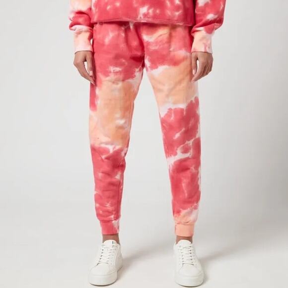 LA DETRESSE L'Orange Tie-Dye Sweatpants Small NWT - Picture 1 of 5